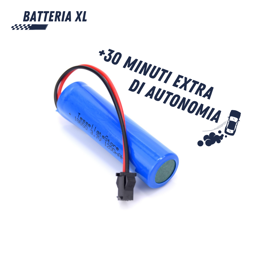 Batteria XL: Fino a 60 Minuti Continui