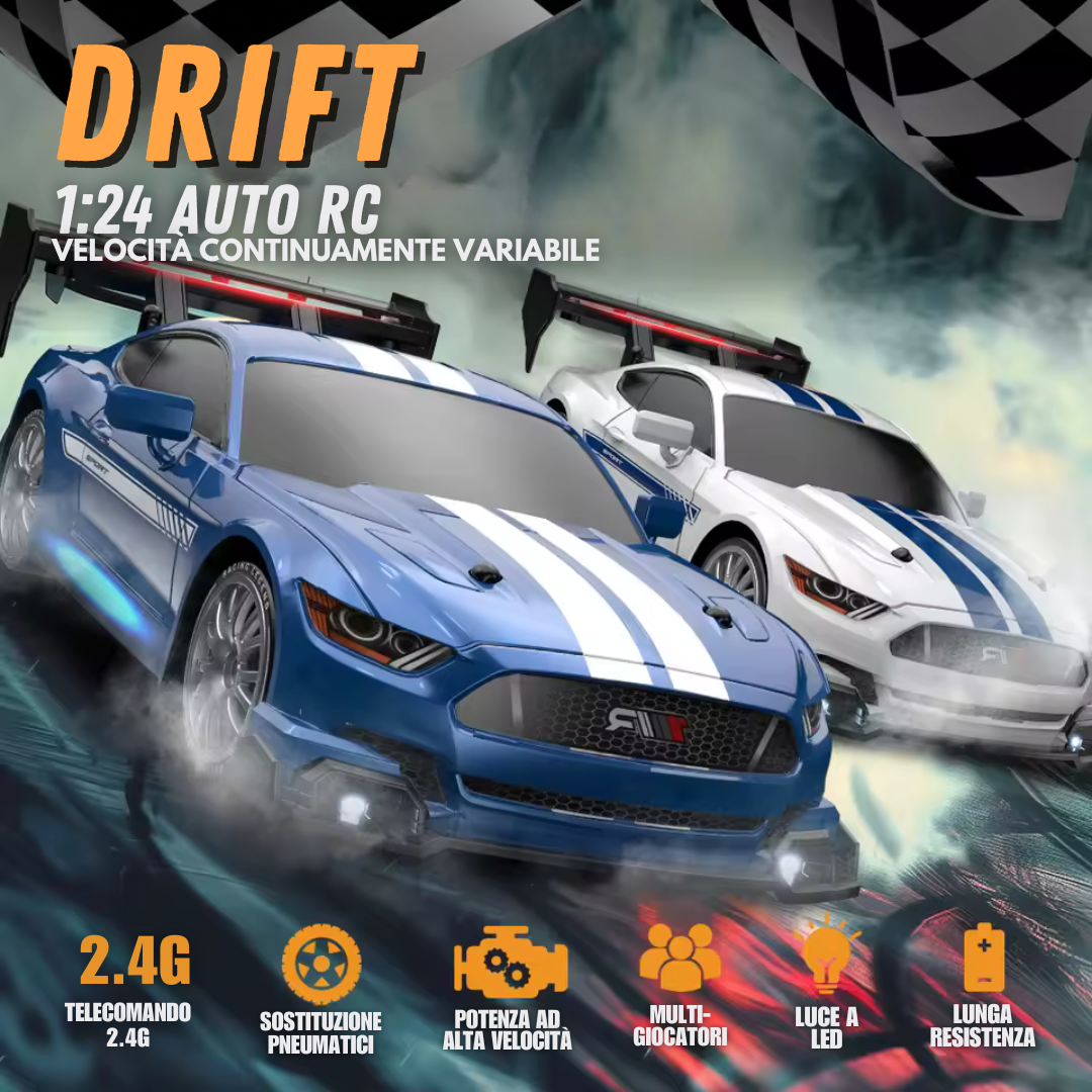 Mustang RC da Drift 1:24