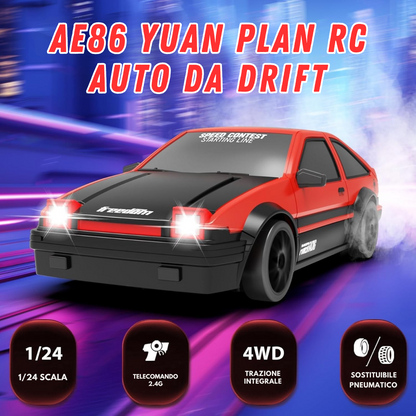 AE86 RC da Drift 1:24