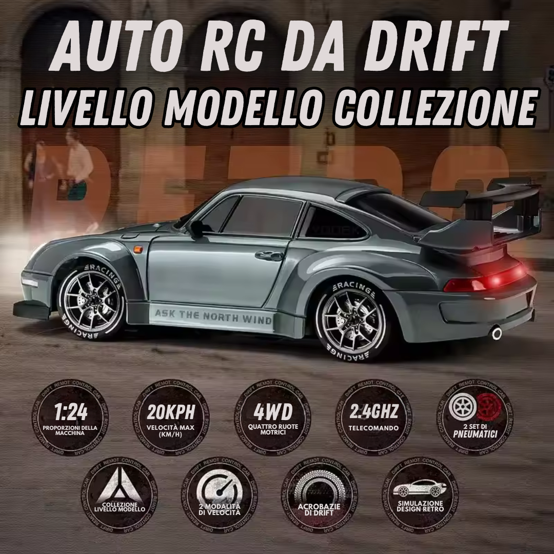 911 RWB RC da Drift 1:24